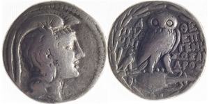 1 Tetradramma Grecia antica (1100BC-330) Argento 