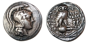 1 Tetradramma Grecia antica (1100BC-330) Argento 