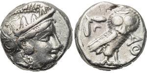 1 Tetradramma Grecia antica (1100BC-330) Argento 