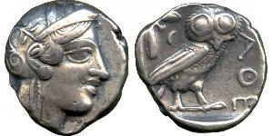 1 Tetradramma Grecia antica (1100BC-330) Argento 