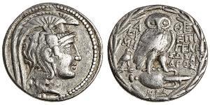1 Tetradramma Grecia antica (1100BC-330) Argento 