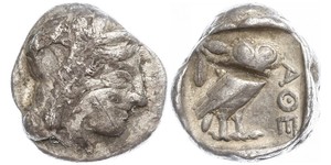 1 Tetradramma Grecia antica (1100BC-330) Argento 