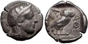 1 Tetradramma Grecia antica (1100BC-330) Argento 