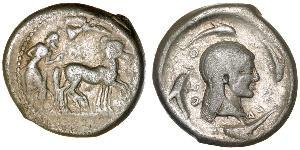1 Tetradramma Grecia antica (1100BC-330) Argento 