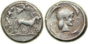 1 Tetradramma Grecia antica (1100BC-330) Argento 