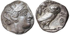 1 Tetradramma Grecia antica (1100BC-330) Argento 