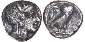 1 Tetradramma Grecia antica (1100BC-330) Argento 