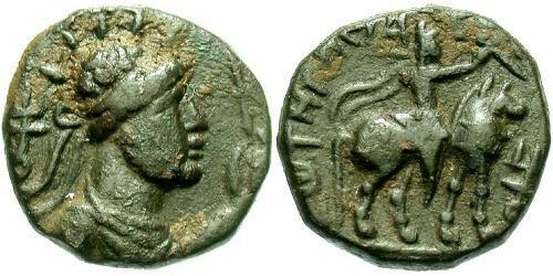 1 Tetradramma Impero Kusana (60-375) Bronzo Vima Takto