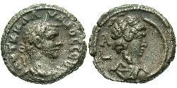 1 Tetradramma Impero romano (27BC-395) Bronzo Claudio II Gotico (213-270)