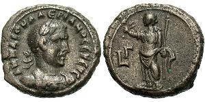 1 Tetradramma Impero romano (27BC-395) Bronzo Valeriano I (193-260)