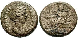 1 Tetradramma Impero romano (27BC-395) Bronzo Faustina II (130-175)