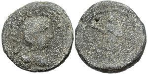 1 Tetradramma Impero romano (27BC-395)  Salonina (?-268)
