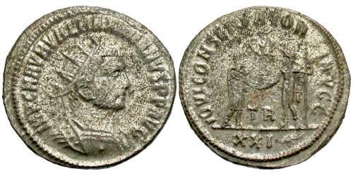 1 Tetradramma Impero romano (27BC-395)  Massimiano (250-310)