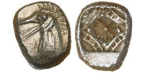 1 Tetrobol Grecia antica (1100BC-330) Argento 