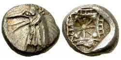 1 Tetrobol Antigua Grecia (1100BC-330) Plata 
