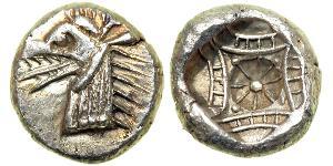 1 Tetrobol Antigua Grecia (1100BC-330) Plata 