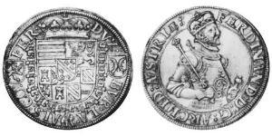 1 Thaler Alsace Argent Ferdinand de Tyrol (1529 – 1595)