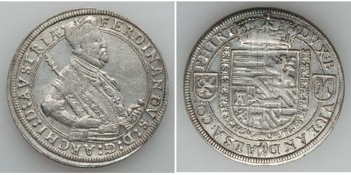 1 Thaler Alsace Argent Ferdinand de Tyrol (1529 – 1595)