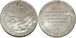 1 Thaler Anhalt-Bernbourg-Schaumbourg-Hoym  (1718 - 1812) Argent Charles-Louis d