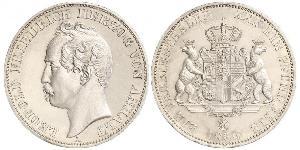 1 Thaler Anhalt-Dessau (1603 -1863) Argent Léopold IV d