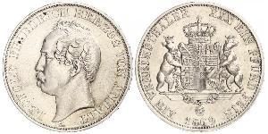 1 Thaler Anhalt-Dessau (1603 -1863) Argent Léopold IV d