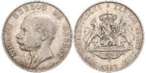 1 Thaler Duché de Nassau (1806 - 1866) Argent Adolphe (grand-duc de Luxembourg)