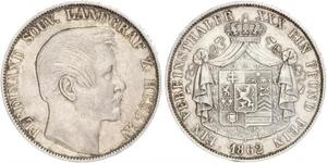 1 Thaler Grand-duché de Hesse (1806 - 1918) Argent Ferdinand de Hesse-Hombourg