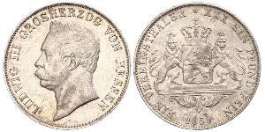 1 Thaler Grand-duché de Hesse (1806 - 1918) Argent Louis III de Hesse