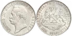 1 Thaler Grand-duché de Hesse (1806 - 1918) Argent Louis III de Hesse