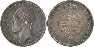 1 Thaler Grand-duché de Mecklembourg-Schwerin (1352-1918) Argent Frédéric-Guillaume de Mecklembourg-Strelitz