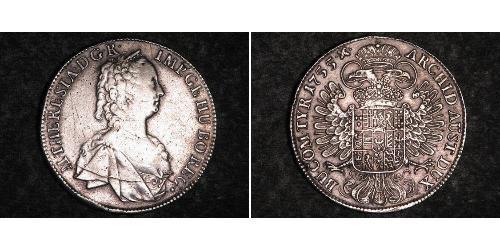 1 Thaler Habsburg Empire (1526-1804) Argent Maria Theresa of Austria (1717 - 1780)