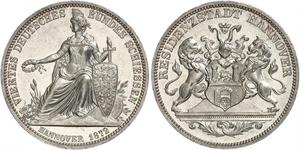 1 Thaler Hanovre (province) (1868 - 1946) Argent 