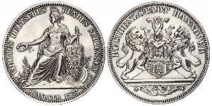 1 Thaler Hanovre (province) (1868 - 1946) Argent 