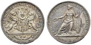 1 Thaler Hanovre (province) (1868 - 1946) Argent 