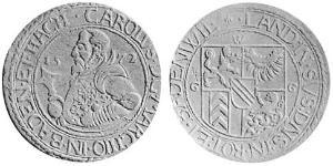 1 Thaler Margraviat de Bade-Durlach (1535 - 1771) Argent 