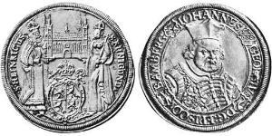 1 Thaler Prince-Bishopric of Bamberg (1245–1802) Argent 