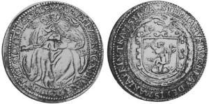 1 Thaler Principality of Transylvania (1571-1711) Argent 