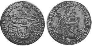 1 Thaler Principality of Transylvania (1571-1711) Argent 
