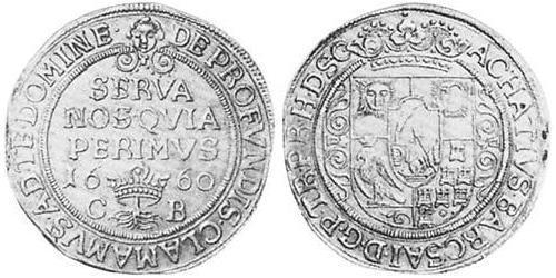 1 Thaler Principality of Transylvania (1571-1711) Argent 