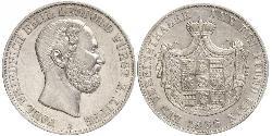 1 Thaler Principauté de Lippe (1123 - 1918) Argent Léopold III de Lippe