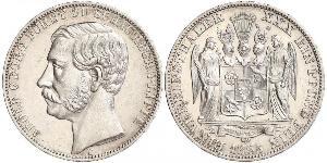 1 Thaler Principauté de Schaumbourg-Lippe (1643 - 1918) Argent Adolphe Ier de Schaumbourg-Lippe