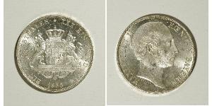 1 Thaler Royaume de Bavière (1806 - 1918) Argent Maximilien II de Bavière(1811 - 1864)