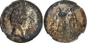 1 Thaler Royaume de Bavière (1806 - 1918) Argent Louis Ier de Bavière(1786 – 1868)