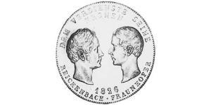 1 Thaler Royaume de Bavière (1806 - 1918) Argent 