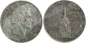 1 Thaler Royaume de Bavière (1806 - 1918) Argent Louis Ier de Bavière(1786 – 1868)