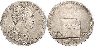 1 Thaler Royaume de Bavière (1806 - 1918) Argent Maximilien Ier de Bavière (roi) (1756 - 1825)
