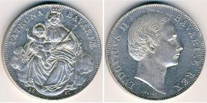 1 Thaler Royaume de Bavière (1806 - 1918) Argent Louis II de Bavière (1845-1886)(1845 – 1886)