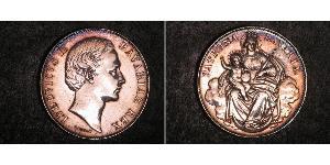 1 Thaler Royaume de Bavière (1806 - 1918) Argent Louis II de Bavière (1845-1886)(1845 – 1886)