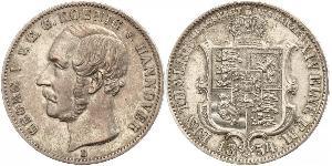1 Thaler Royaume de Hanovre (1814 - 1866) Argent Georges V de Hanovre (1819 - 1878)