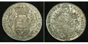 1 Thaler Royaume de Hongrie (1000-1918) Argent Joseph II, Holy Roman Emperor  (1741 - 1790)